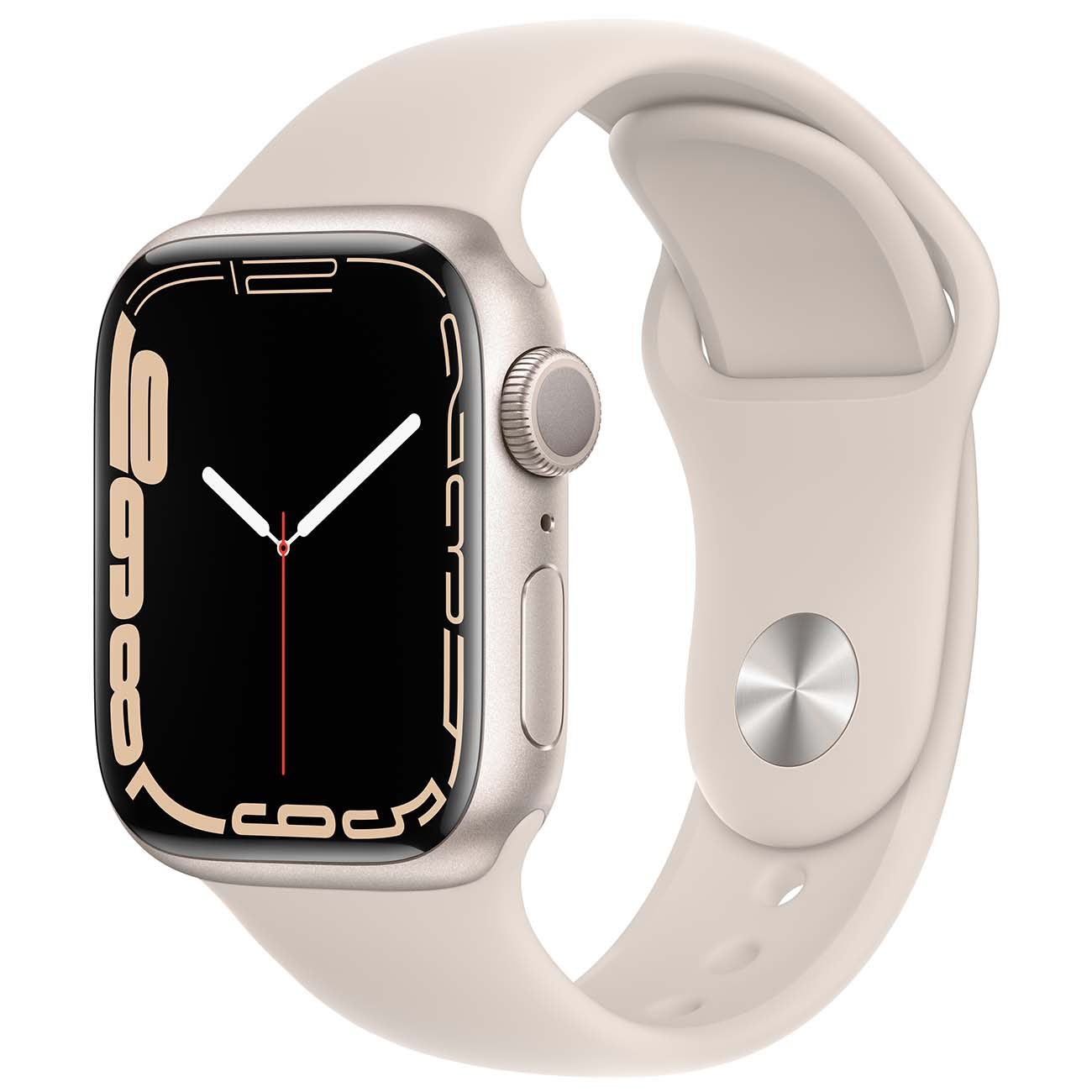 Смарт-часы Apple Watch Series 9 41 мм сияющая звезда S, M спортивный ремешок 100061779878