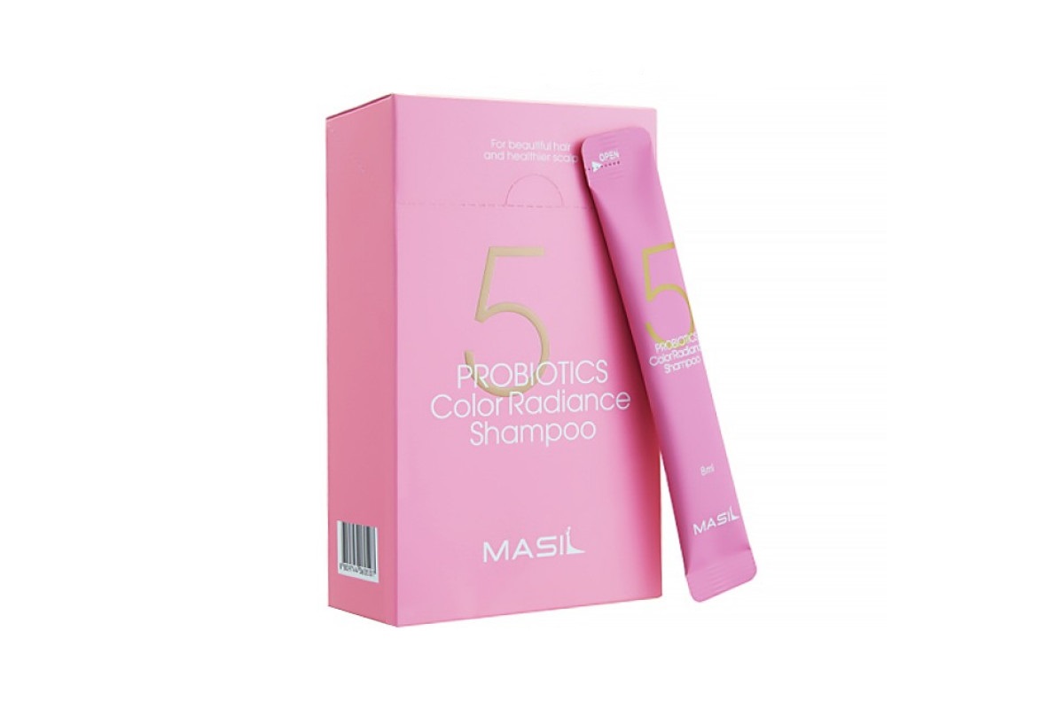 Шампунь с пробиотиками Masil 5 Probiotics Color Radiance Shampoо 8 мл*20 шт masil шампунь для увеличения объема волос с пробиотиками 20