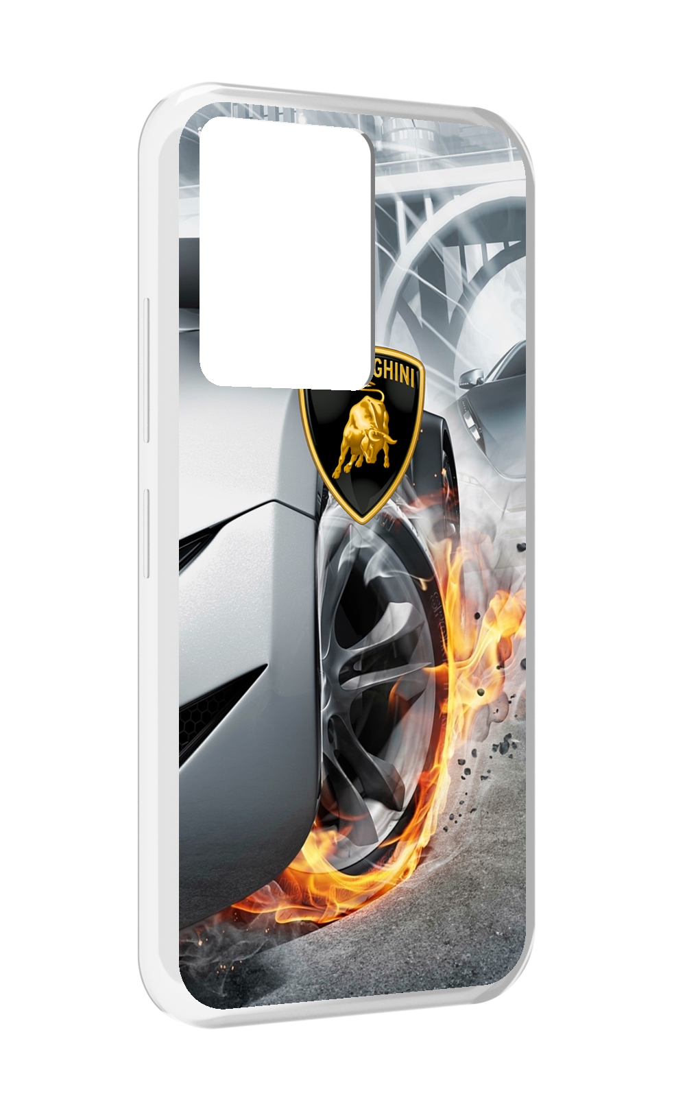 

Чехол MyPads Ламборгини мужской для Infinix Note 12 5G X671 / Note 12 Pro 5G, Прозрачный, Tocco