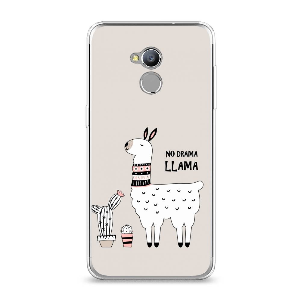 

Чехол Awog на ZTE Blade V7 Lite / ЗТЕ Блэйд V7 Lite "No drama LLama", 130450-2