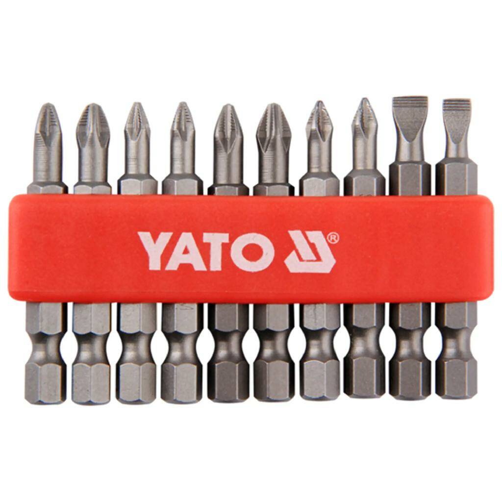 Набор Бит Hex 1/4 Inch 50мм Ph1,Ph2,Pz1,Pz2 YATO арт. YT-0483