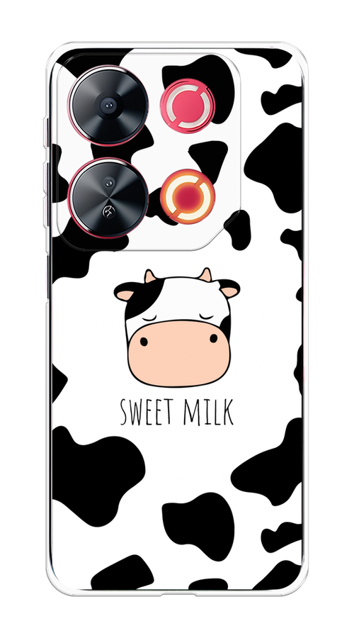 

Чехол на Itel P65 "Sweet milk", Розовый;белый;черный, 3202350-1