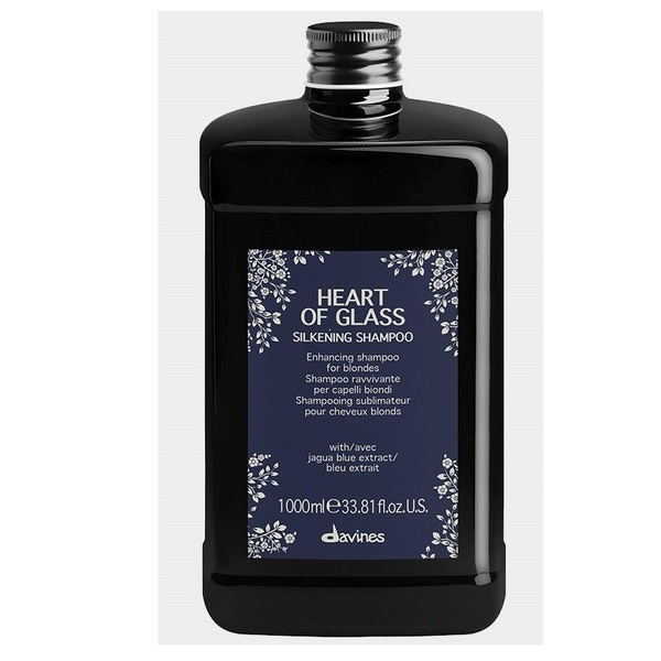 фото Шампунь для сияния блонд davines heart of glass silkening shampoo 1000 мл