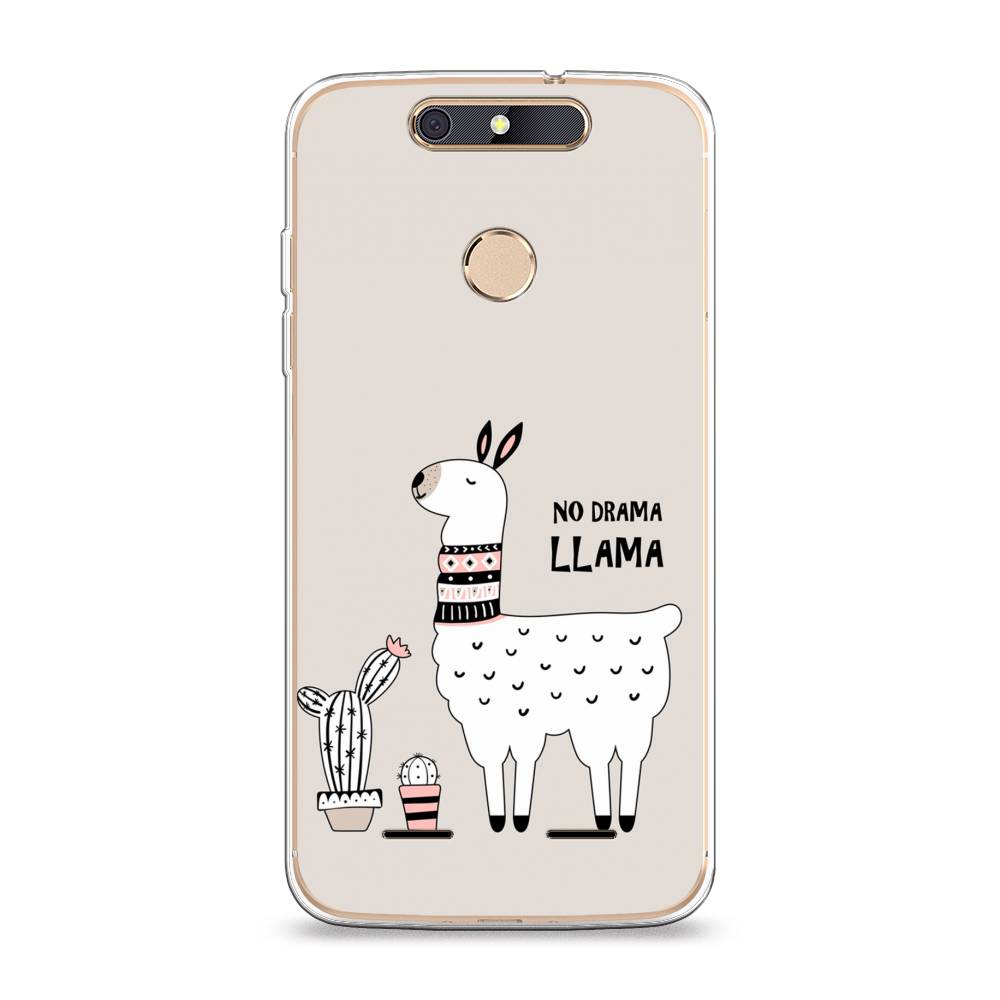 

Чехол Awog на ZTE Blade V8 mini / ЗТЕ Блэйд V8 mini "No drama LLama", 131950-2