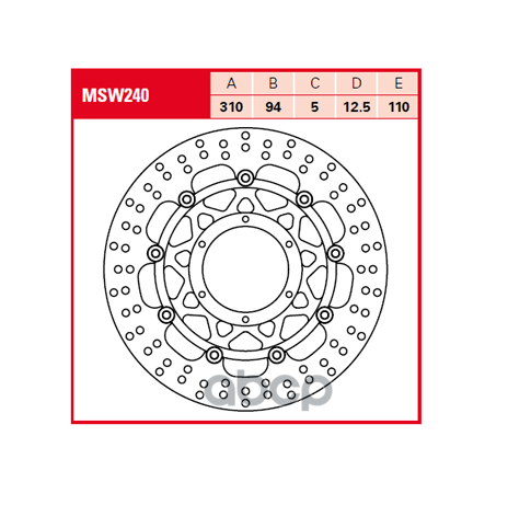 

Диск Тормозной Msw240 TRW арт. MSW240, MSW240