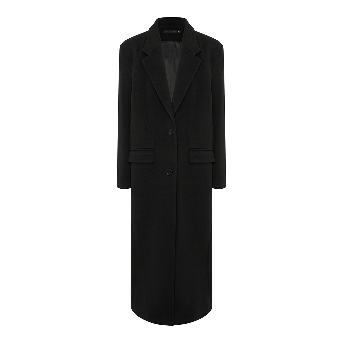 

Пальто женское Nikonorova Store 52397 черное S, Черный, 52397