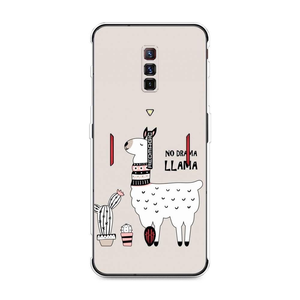 

Чехол Awog на ZTE Nubia Red Magic 6 / ЗТЕ Нубиа Ред Мэджик 6 "No drama LLama", Разноцветный, 135150-2