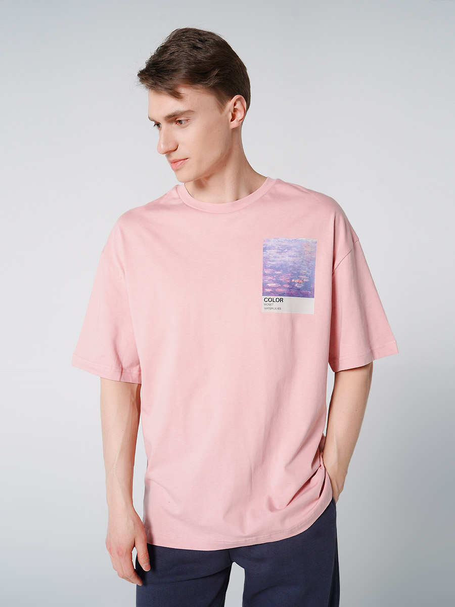 

Футболка мужская 80467 ТВОЕ розовая 2XL, 80467
