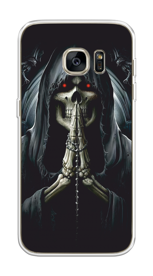 

Чехол на Samsung Galaxy S7 "Молитва", Серый, 24550-1