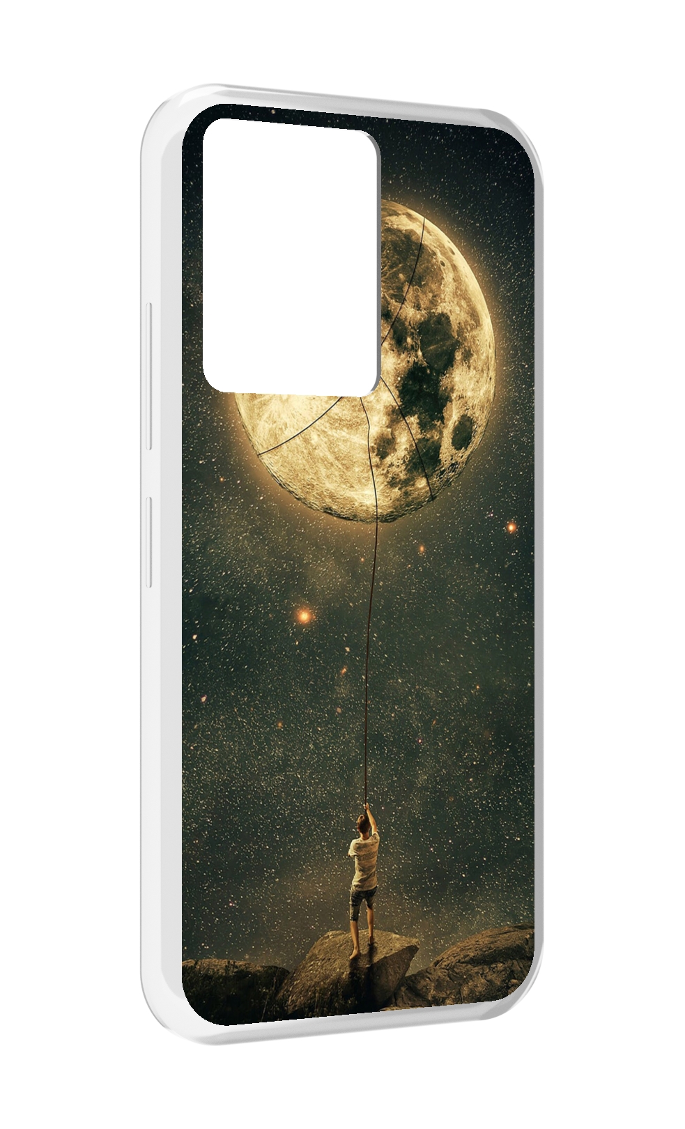 

Чехол MyPads Луна-светит для Infinix Note 12 5G X671 / Note 12 Pro 5G, Прозрачный, Tocco