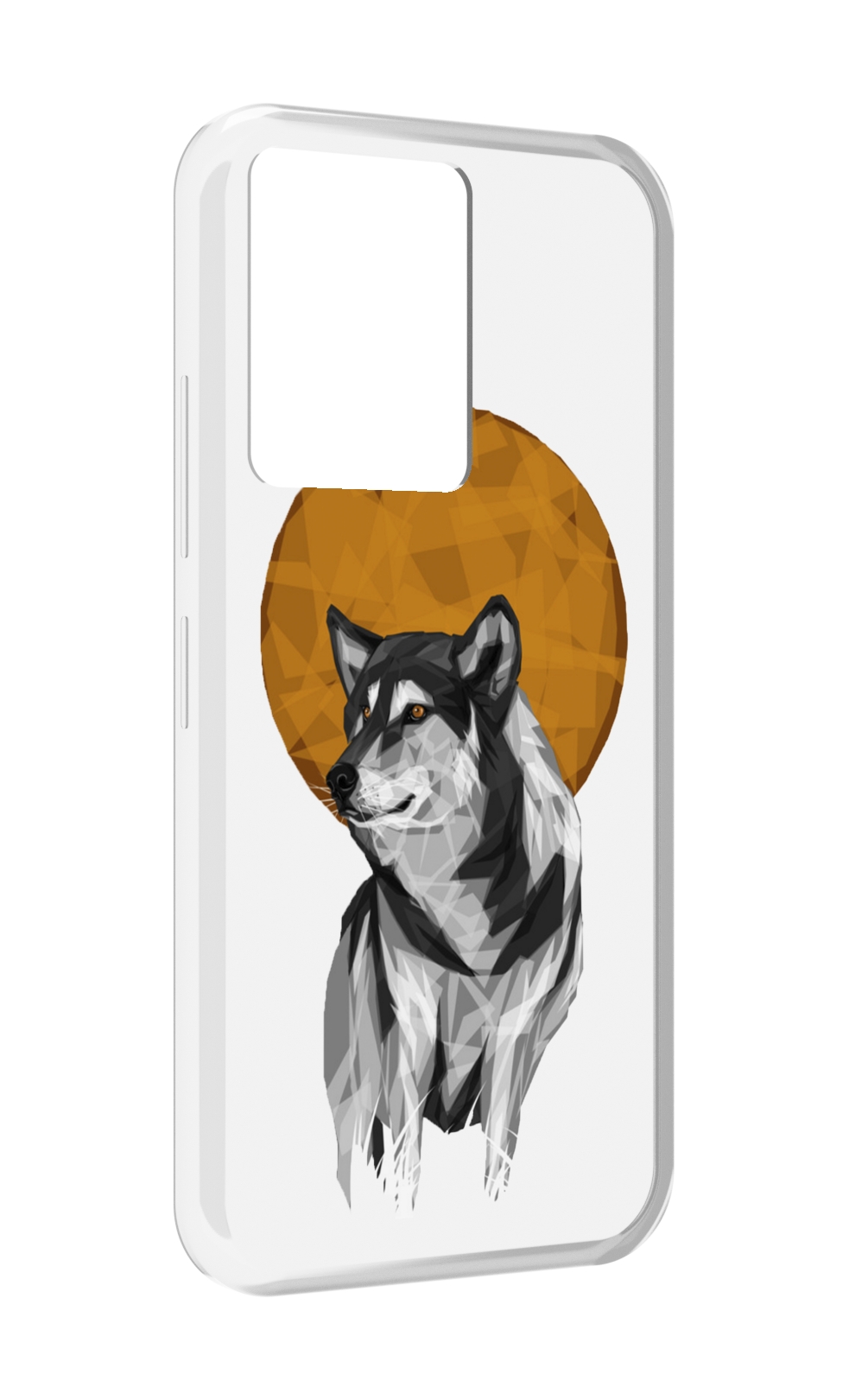 

Чехол MyPads Лунный волк для Infinix Note 12 5G X671 / Note 12 Pro 5G, Прозрачный, Tocco