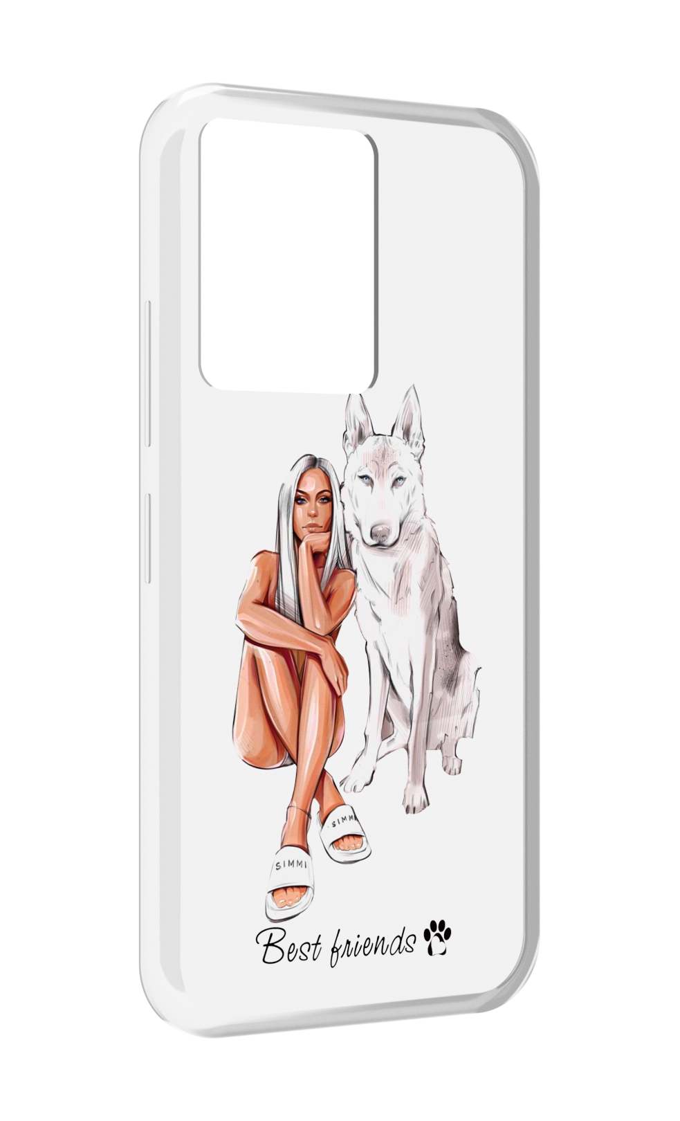 

Чехол MyPads Лучшие-друзья для Infinix Note 12 5G X671 / Note 12 Pro 5G, Прозрачный, Tocco