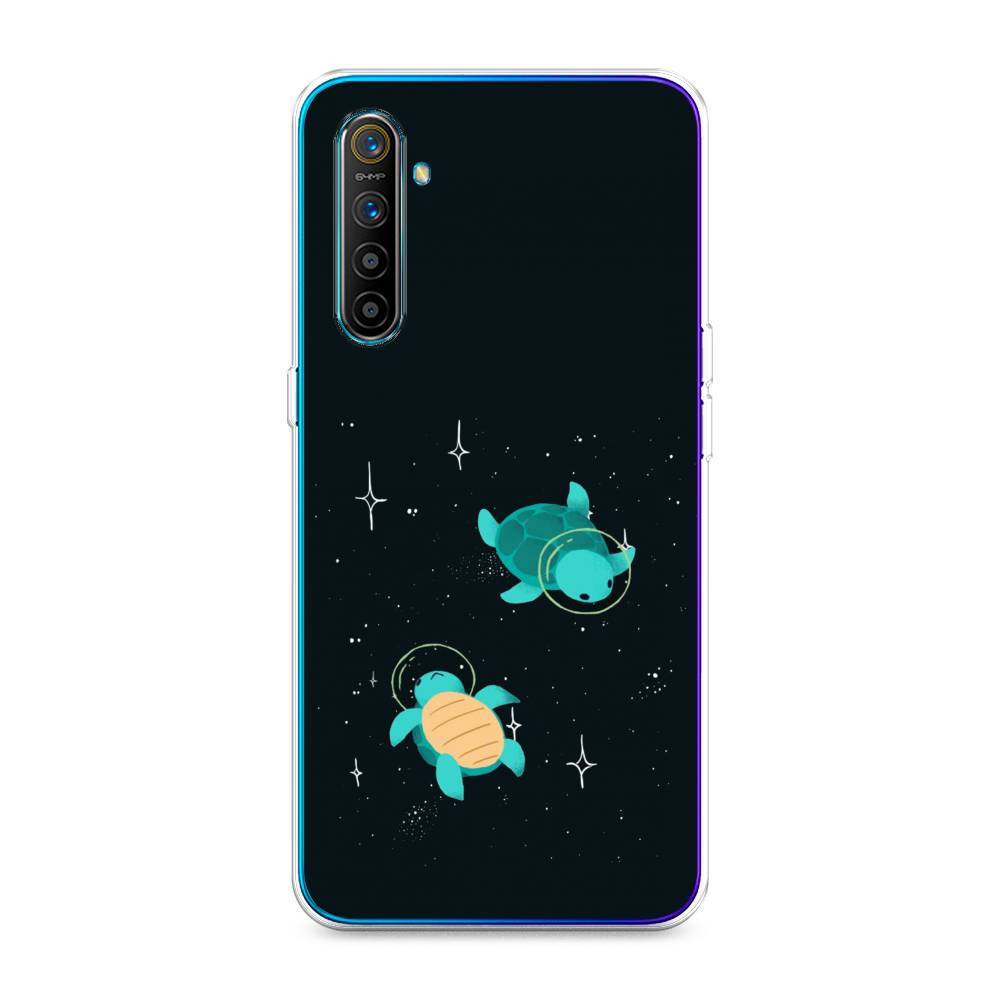 

Чехол Awog на Realme XT "Черепашки космонавты", Разноцветный, 251450-4