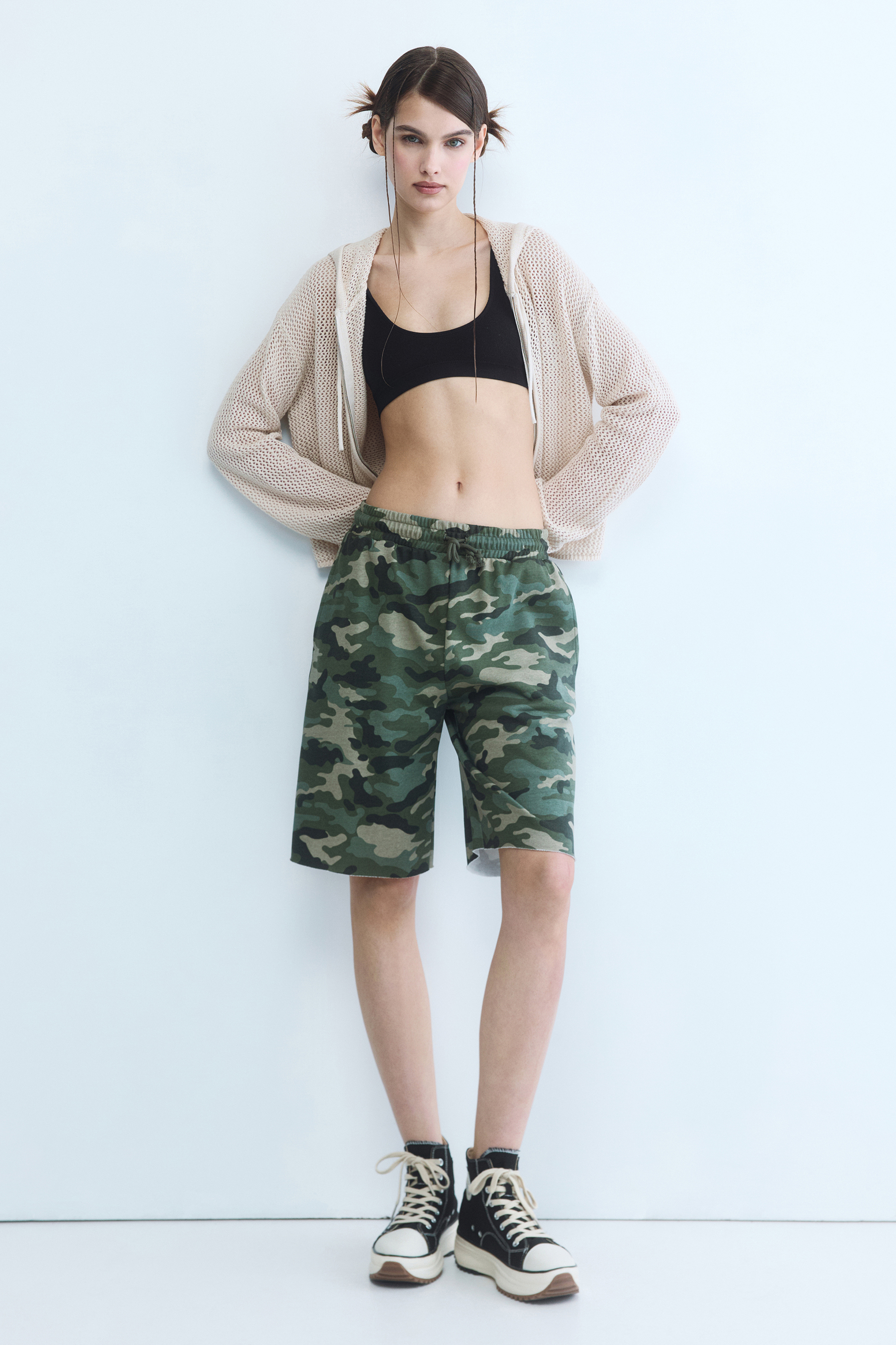 

Повседневные Трикотажные шорты женские Befree 2422111002 зеленые S, Зеленый, 2422111002