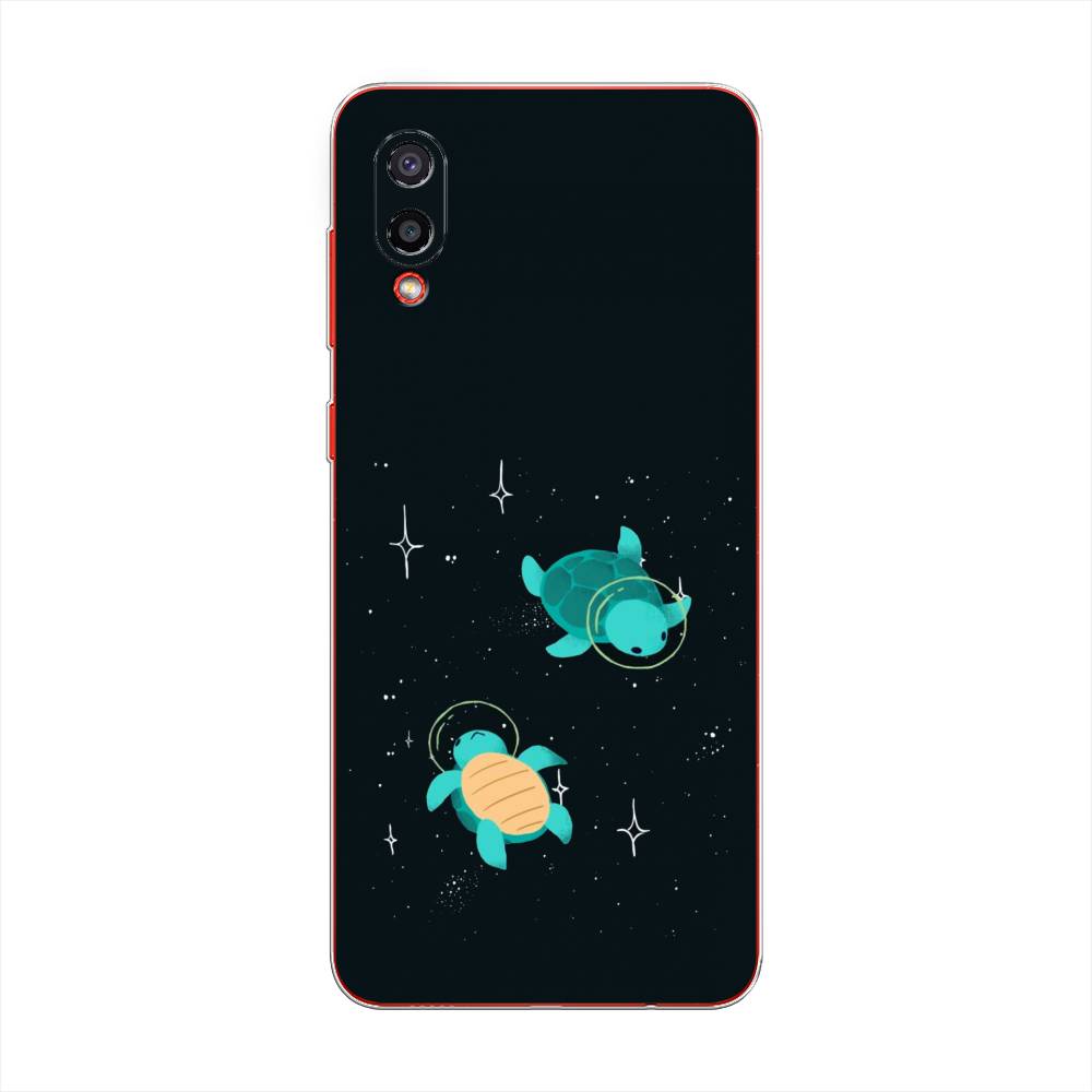 

Чехол Awog на Samsung Galaxy A02 / Самсунг A02 "Черепашки космонавты", Разноцветный, 2102550-4