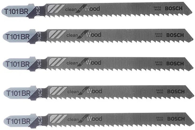 

Набор пилок для лобзика Bosch 2608630014, 5 ЛОБЗИКОВЫХ ПИЛОК T 101 BR, HCS