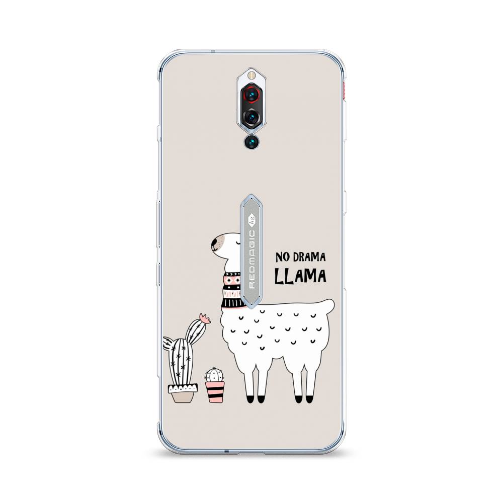 

Чехол Awog на ZTE Red Magic 5S / ЗТЕ Ред Мэджик 5S "No drama LLama", Разноцветный, 134250-2