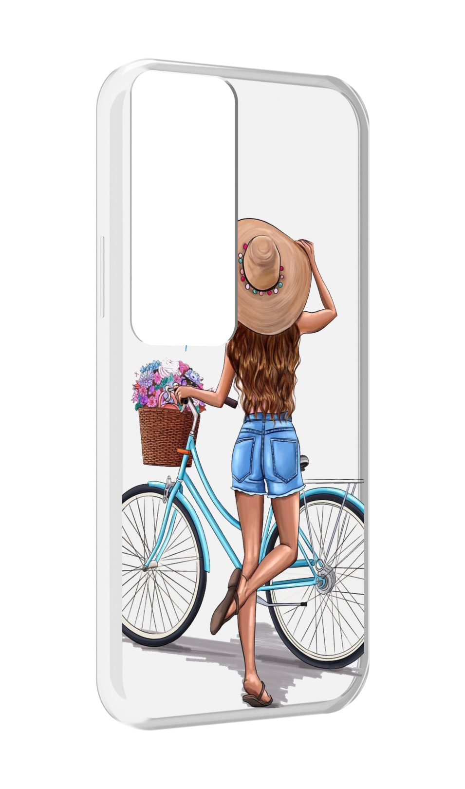 

Чехол MyPads Adventure женский для Tecno Pova Neo 2, Прозрачный, Tocco