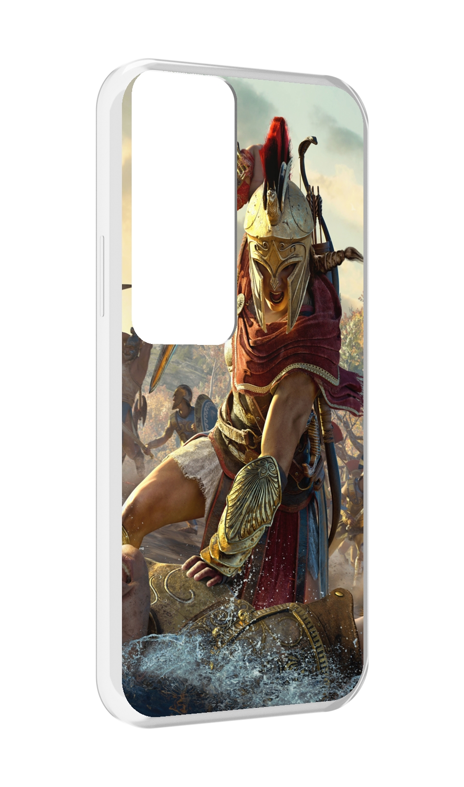 

Чехол MyPads Assassin's Creed Odyssey Kassandra мужской для Tecno Pova Neo 2, Прозрачный, Tocco