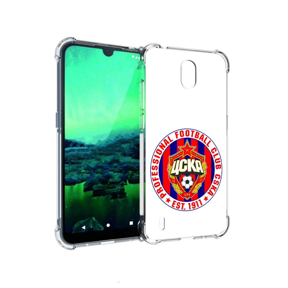 

Чехол MyPads Tocco для Nokia 1.3 ФК ЦСК логотип (PT227048.104.178), Прозрачный, Tocco