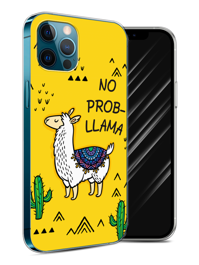 

Чехол Awog на Apple iPhone 12 Pro / Айфон 12 Pro "No probLLama", Разноцветный, 12850-2