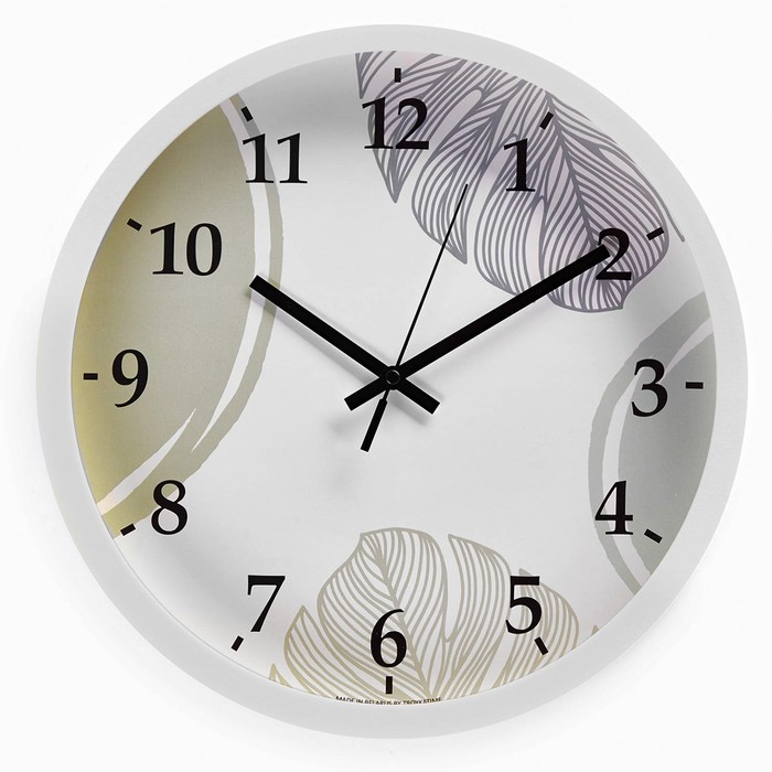 

Часы TROYKA Часы настенные, серия: Интерьер, "Листья", плавный ход, d-30.5 см