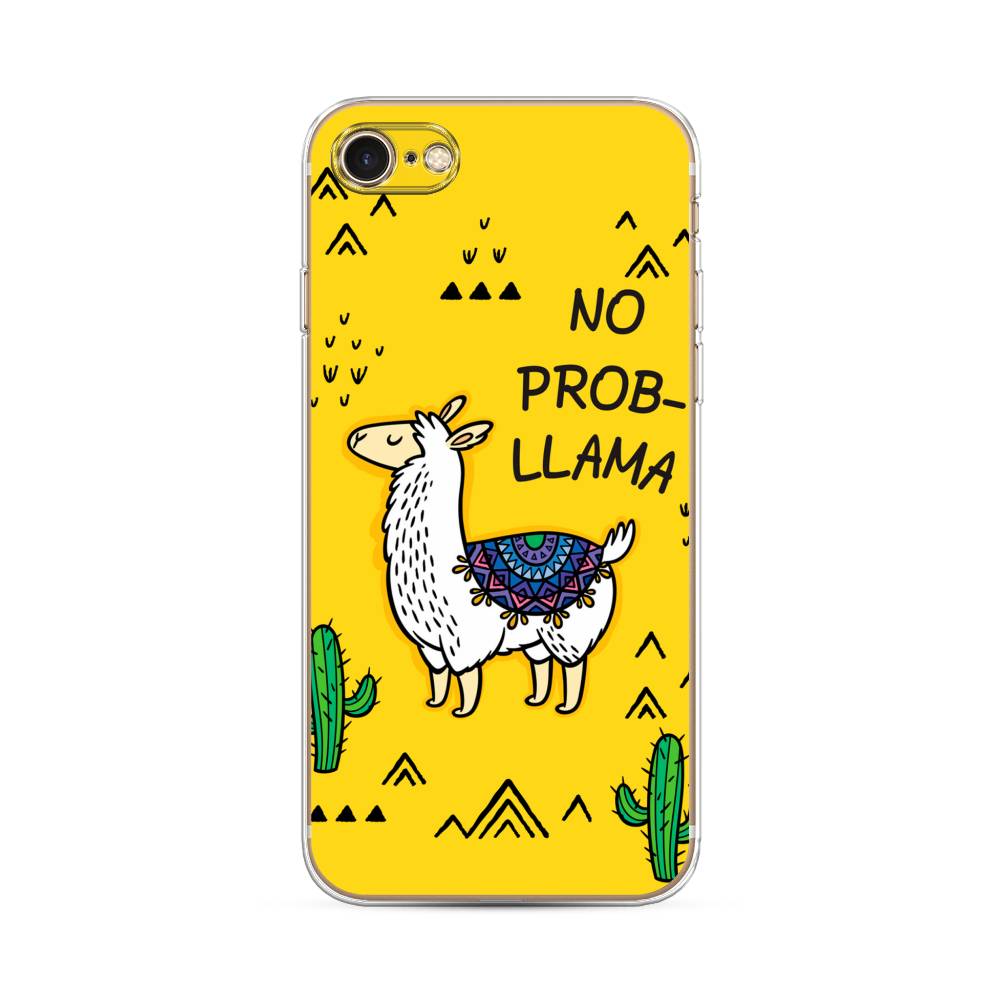 

Чехол Awog на Apple iPhone 8 / Айфон 8 "No probLLama", Разноцветный, 10850-2