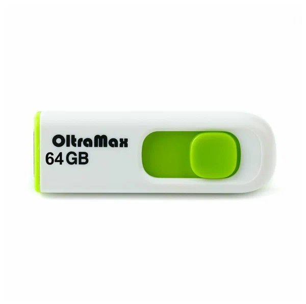 

Флешка OltraMax 250 64 ГБ зеленый (OM-64GB-250), 250