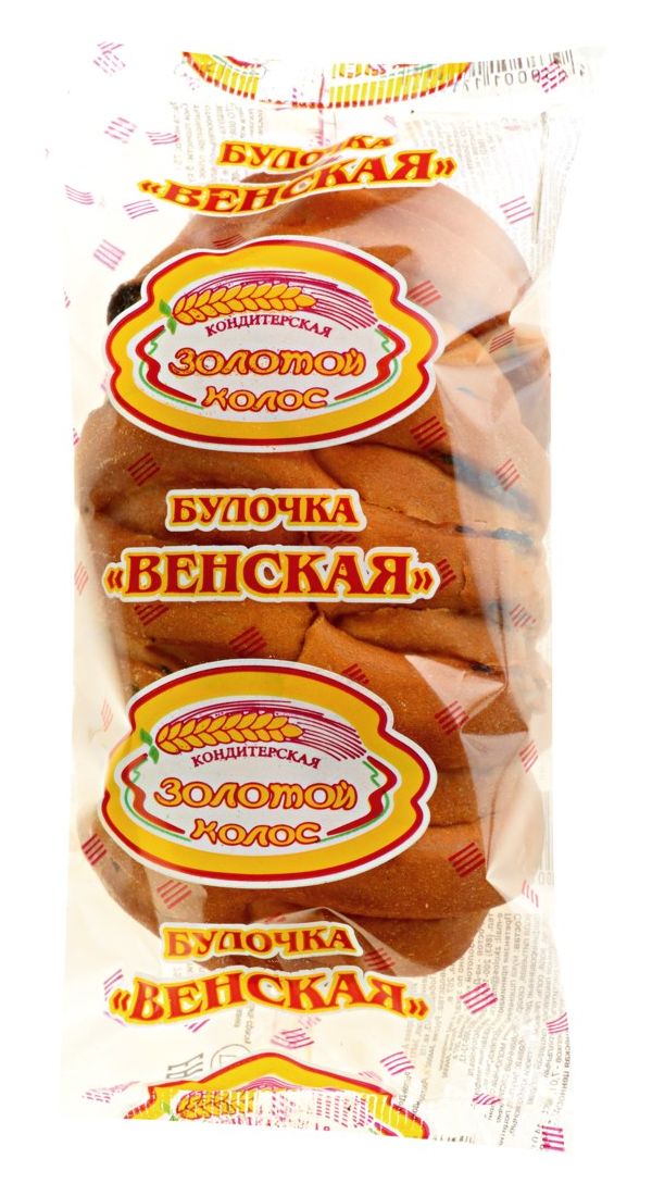 

Булочка Золотой Колос Венская с шоколадом 75 г