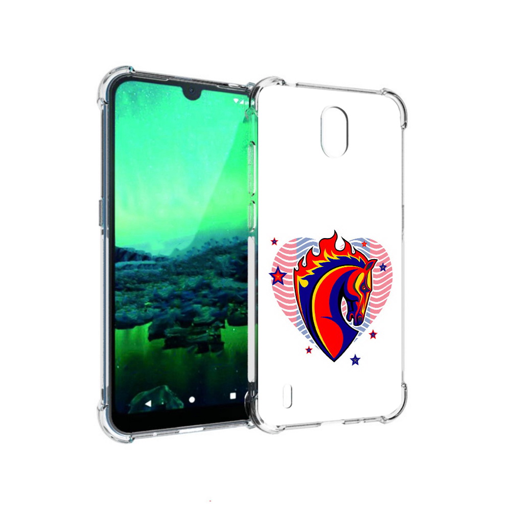

Чехол MyPads Tocco для Nokia 1.3 ФК ЦСЛ Лошадь (PT227048.104.180), Прозрачный, Tocco