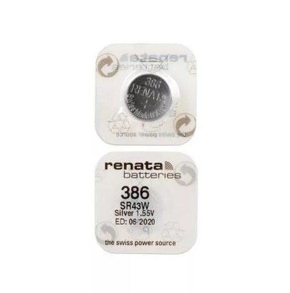 Элемент питания RENATA SR43W 386  (0%Hg)