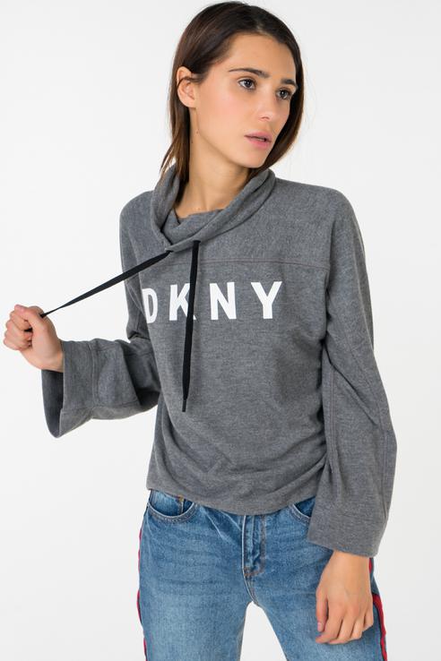 фото Толстовка женская dkny dp8t5871 серая 44; 46