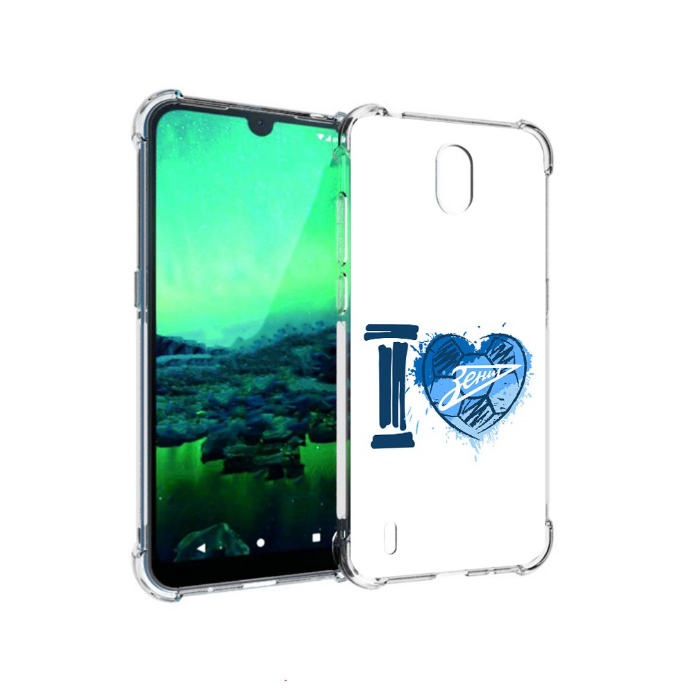 

Чехол MyPads Tocco для Nokia 1.3 ФК я люблю зенит (PT227048.104.186), Прозрачный, Tocco