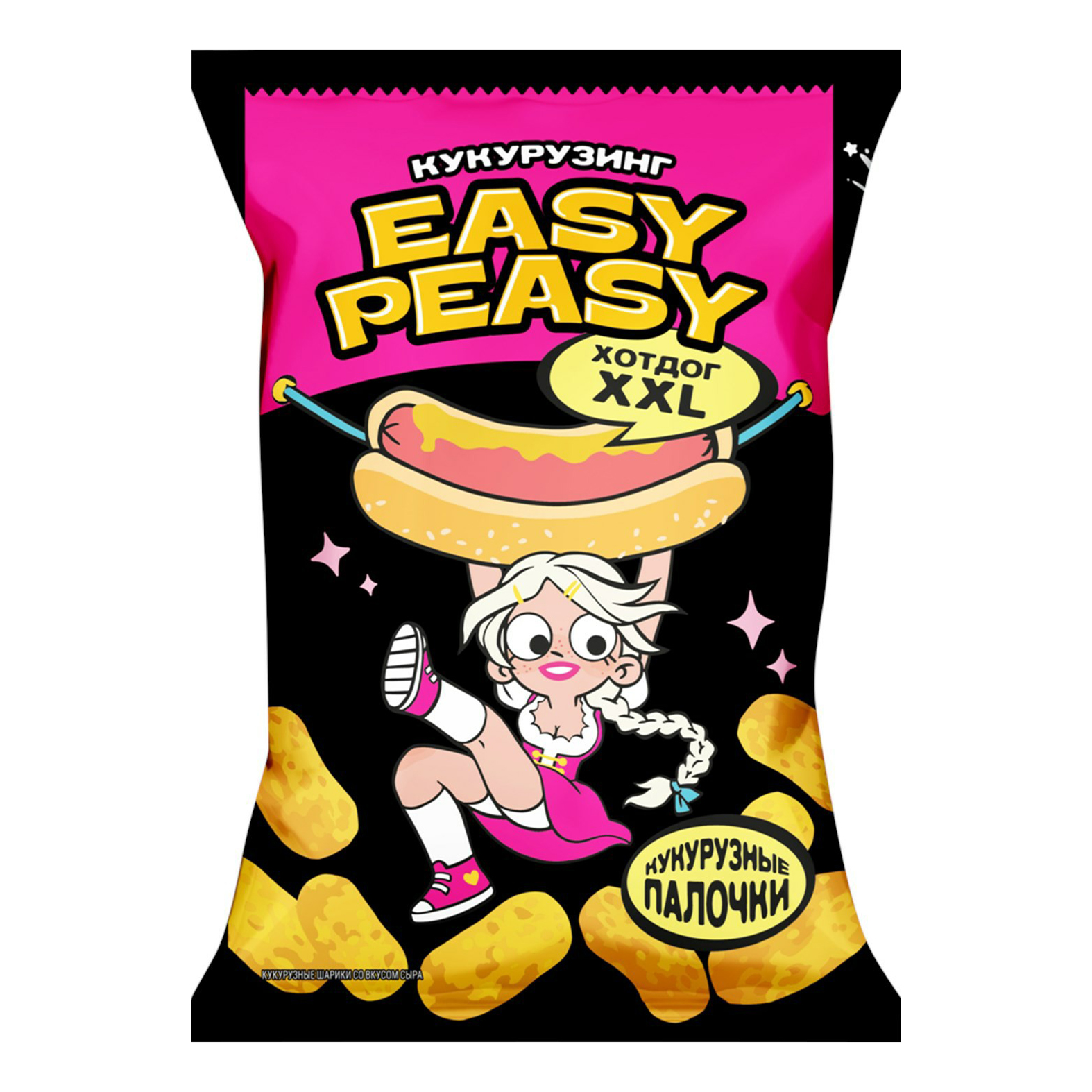 Кукурузные палочки Easy Peasy хот дог 50 г