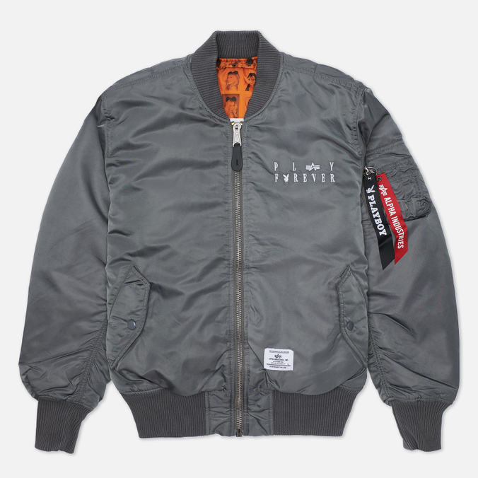 фото Ветровка мужская alpha industries cjp51502c1 серая s