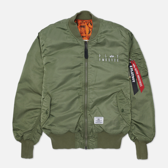 фото Ветровка мужская alpha industries cjp51502c1 хаки m