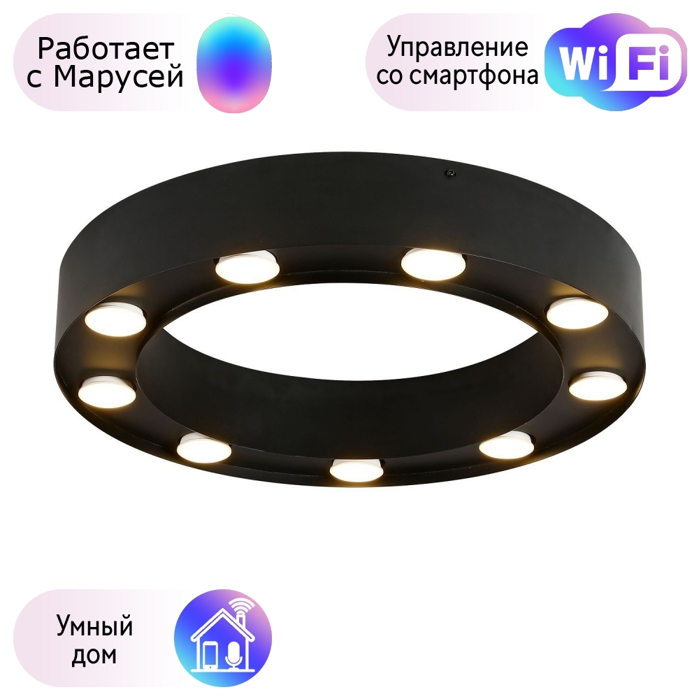 

Потолочная люстра Favourite Attica с поддержкой Маруся 3007-9U-М