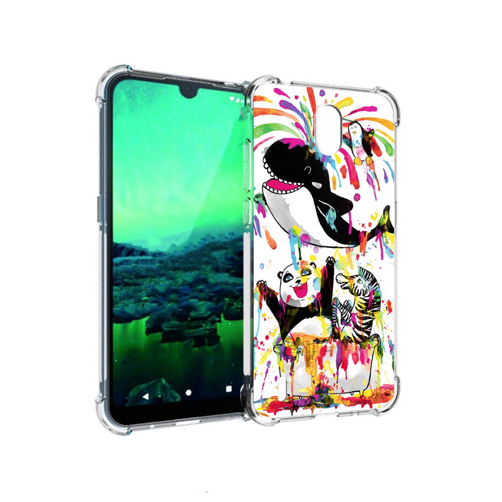 

Чехол MyPads Tocco для Nokia 1.3 Хиппи кит (PT227048.104.191), Прозрачный, Tocco