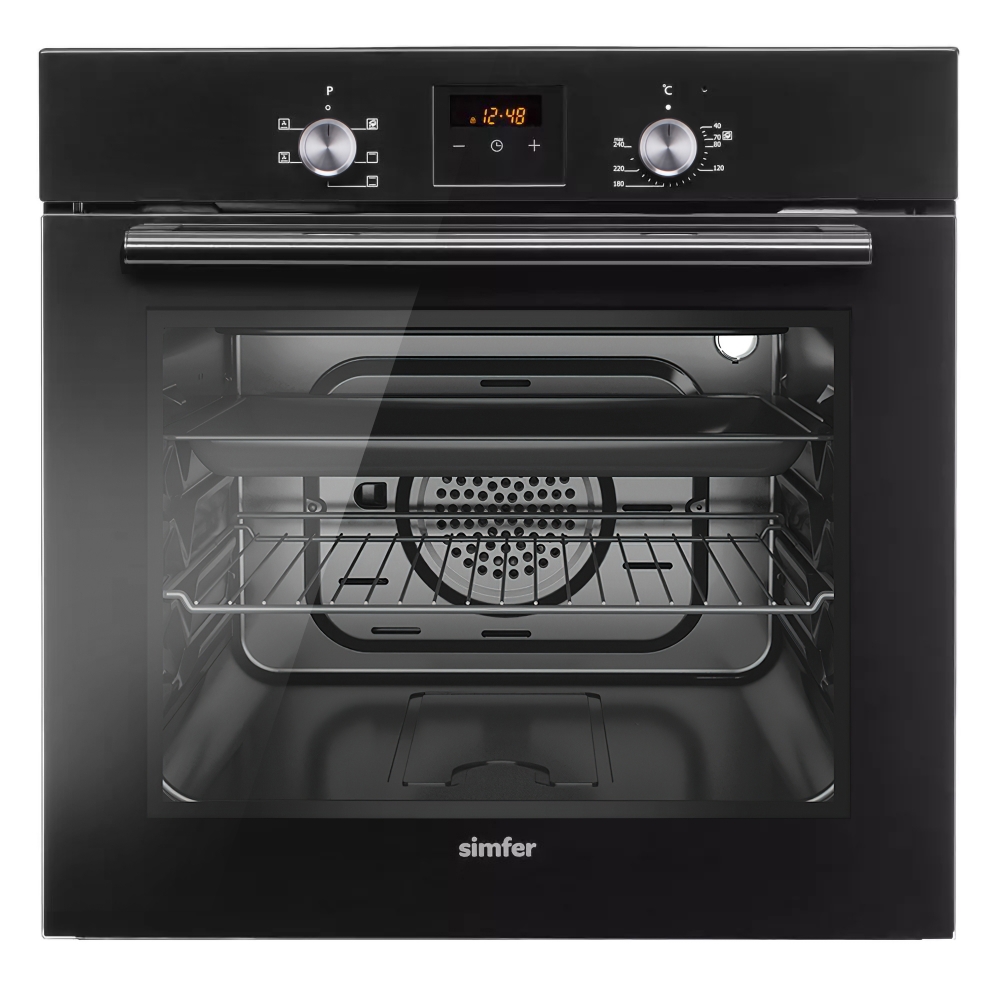 

Встраиваемый электрический духовой шкаф Simfer B6EB56014 черный, B6EB56014