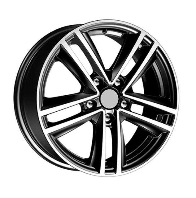 

Диски R16 5x112 6,5J ET46 57,1 iFree Катар Блэк Джек, Черный;хромированный