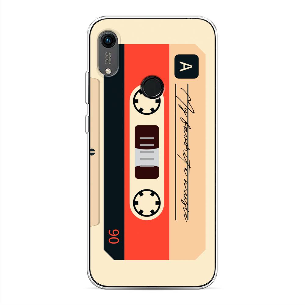 

Чехол на Huawei Y6 2019 "Бежевая кассета", Черный;красный;бежевый, 611550-6