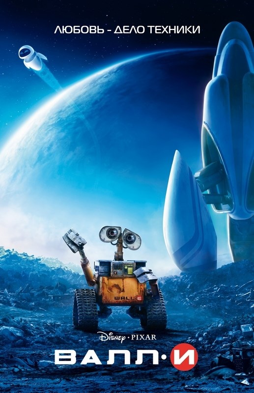 

Постер к мультфильму "ВАЛЛ·И" (WALL·E) 50x70 см