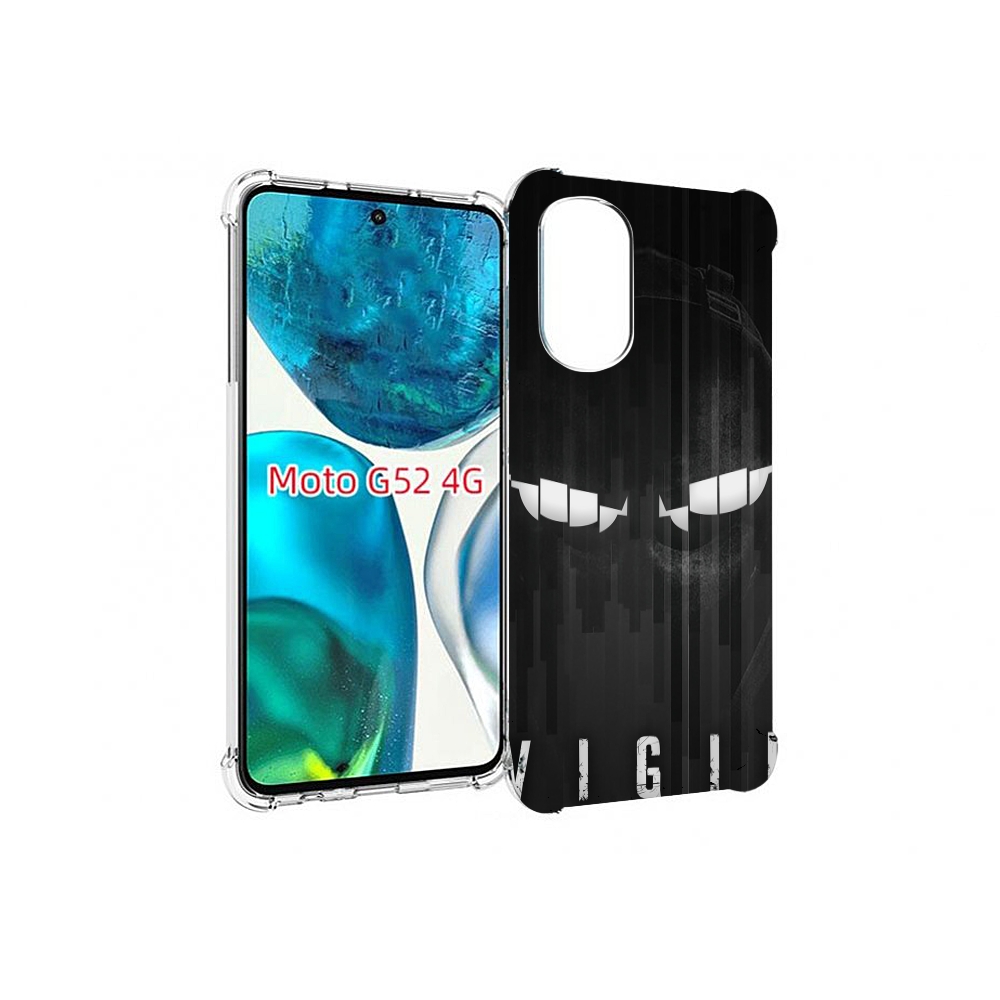 

Чехол MyPads глаза-в-ночи для Motorola Moto G82 / Moto G52, Прозрачный, Tocco