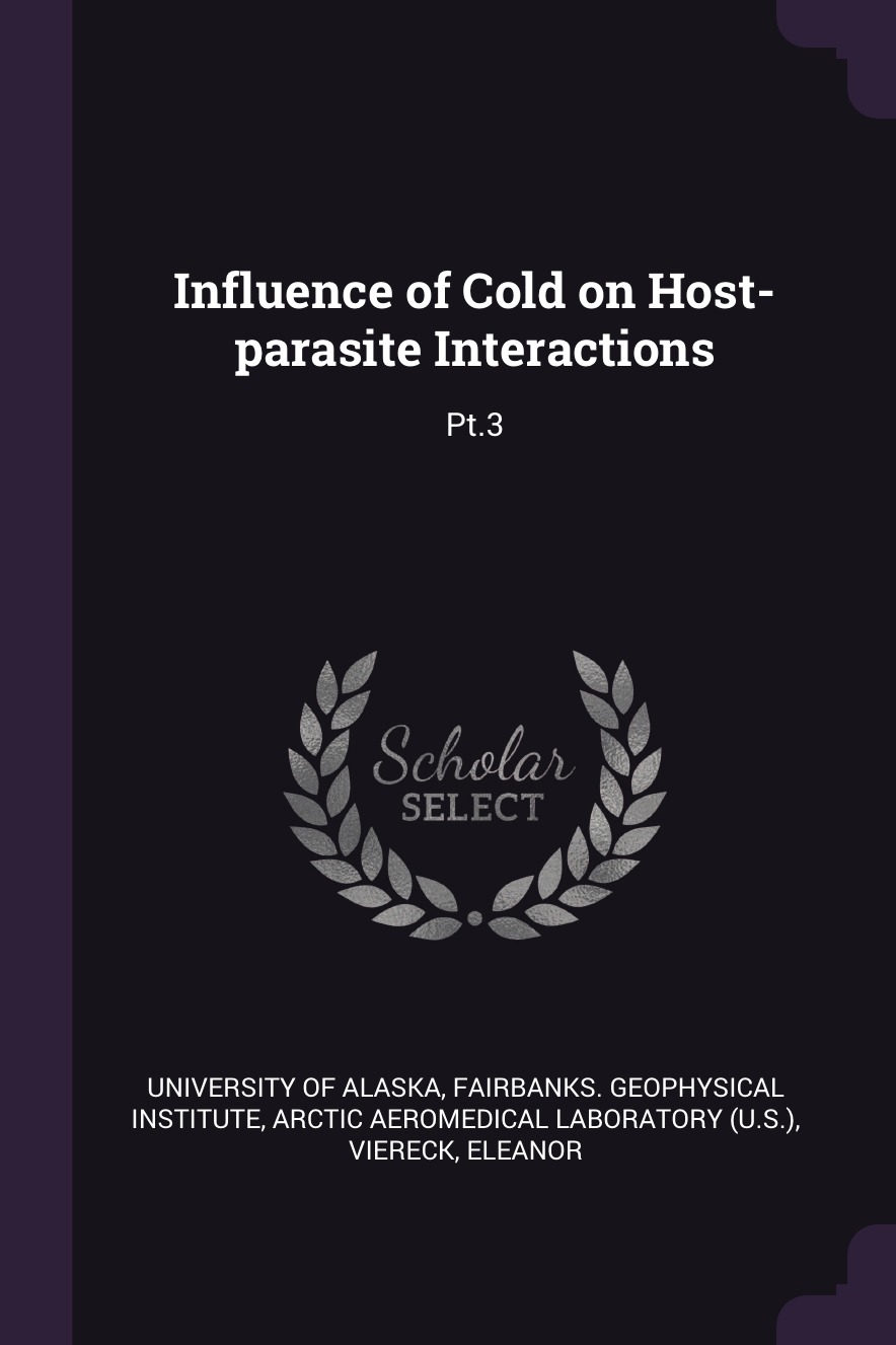 

Influence of Cold on Host-parasite Interactions