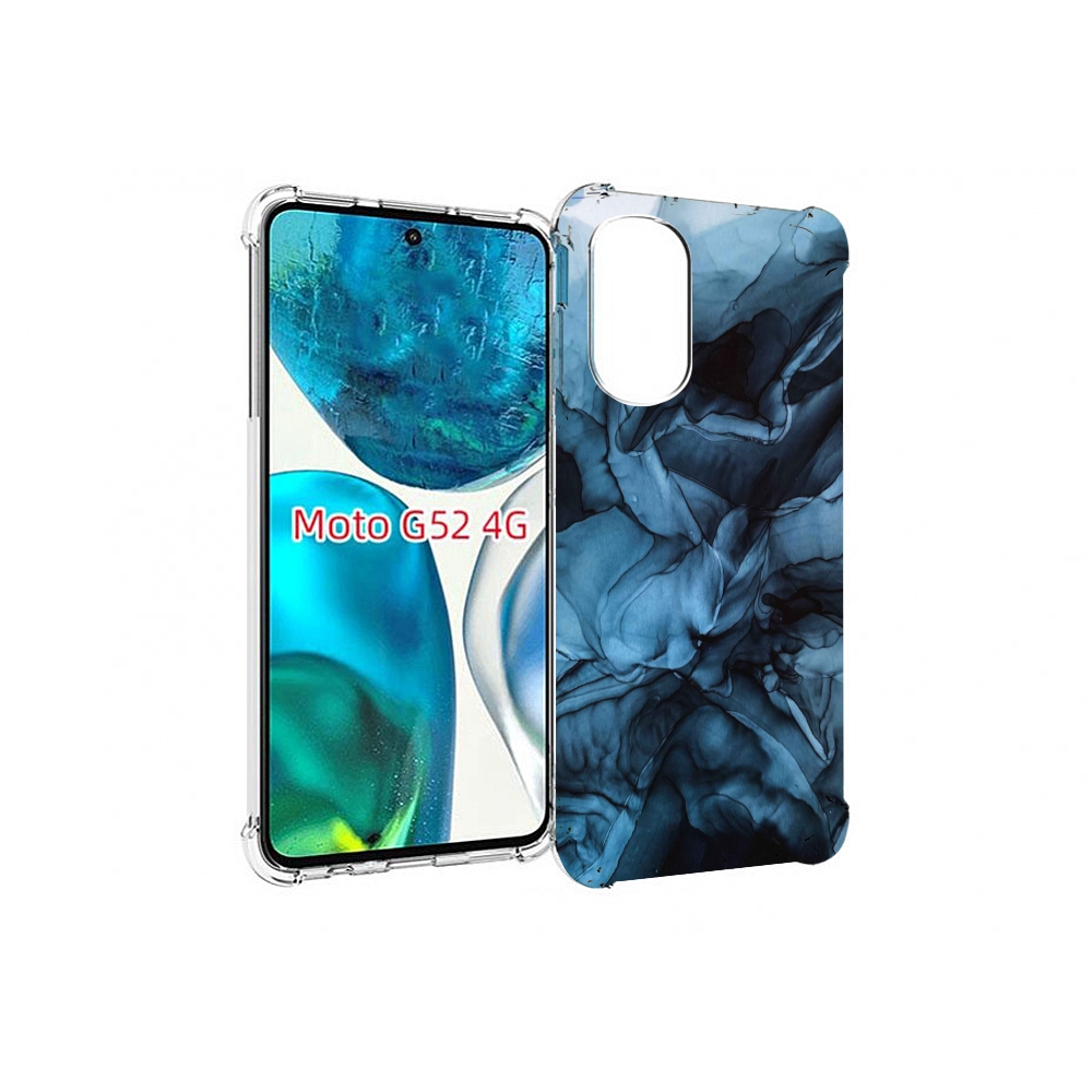 

Чехол MyPads голубой дымок для Motorola Moto G82 / Moto G52, Прозрачный, Tocco