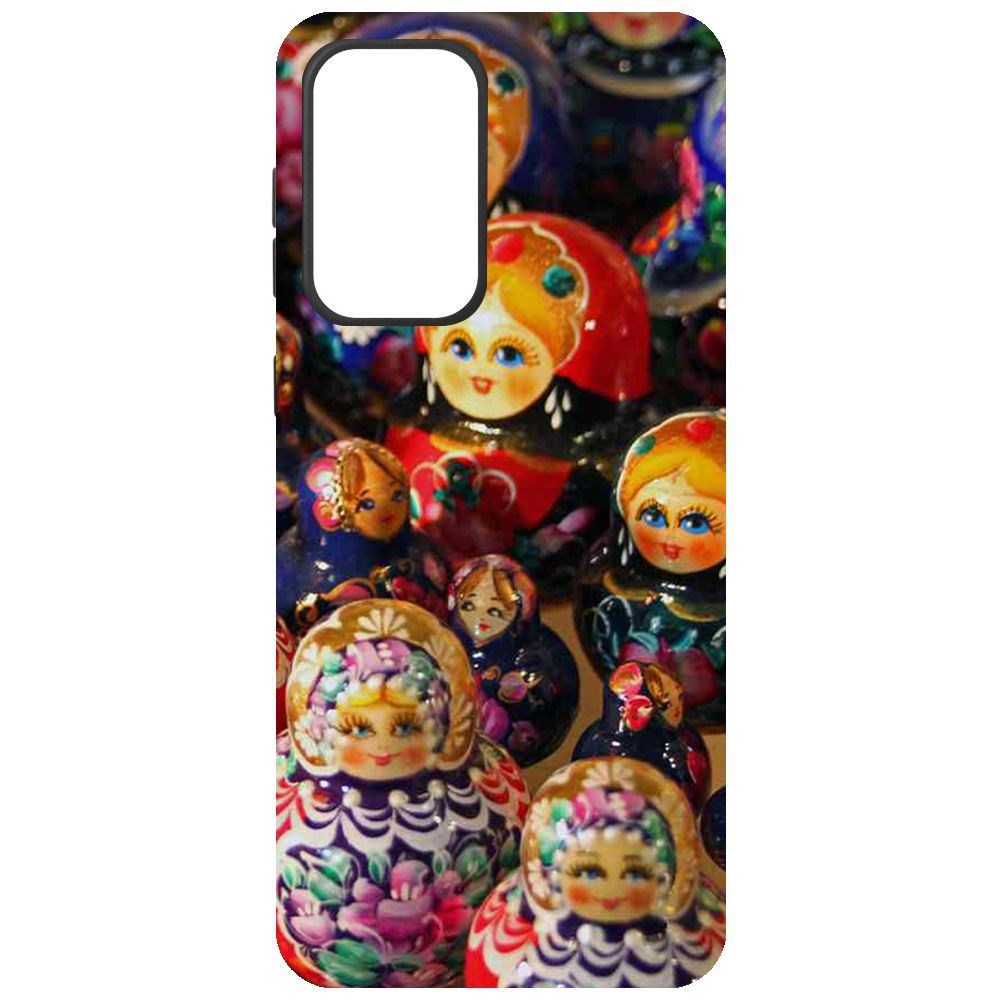 

Чехол-накладка Krutoff Soft Case Матрешка для Samsung Galaxy A33 5G (A336), Черный