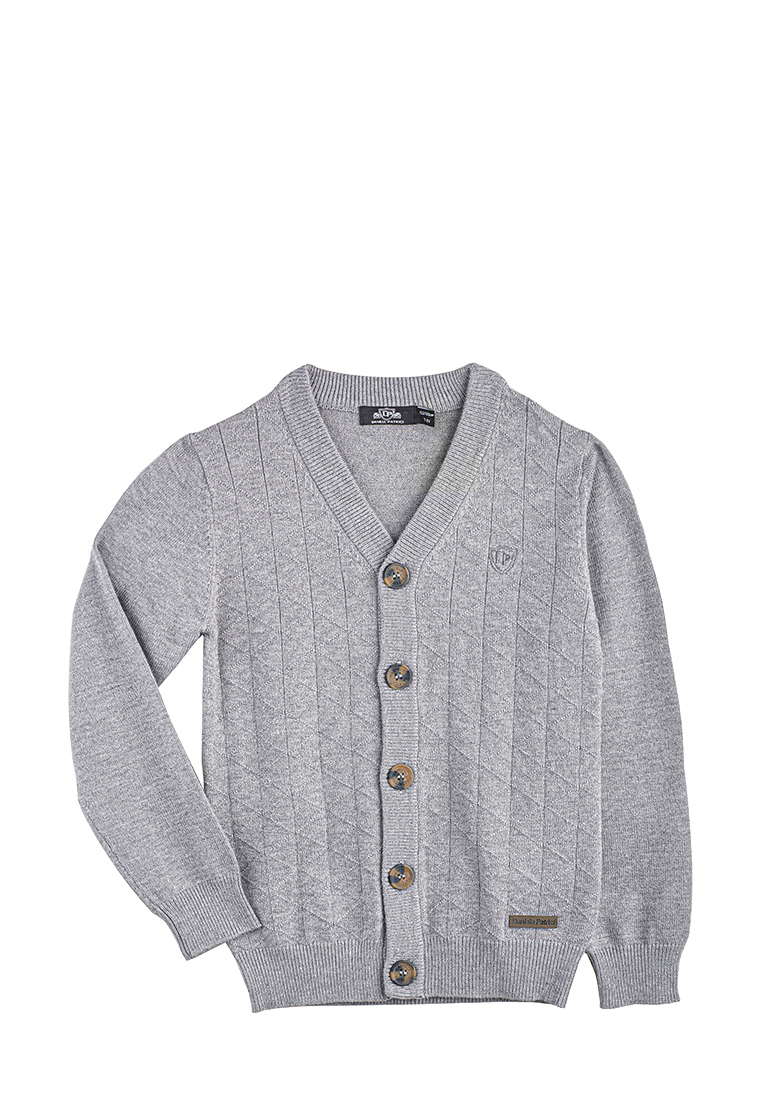 

Кардиган детский Daniele patrici AW20SG22 серый р.128, AW20SG22