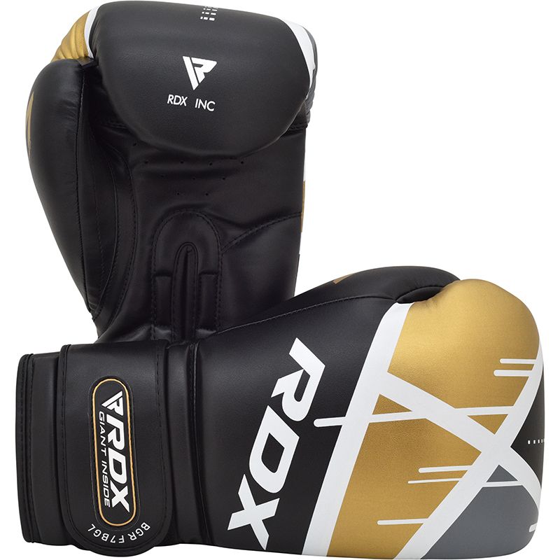 Боксёрские перчатки RDX BGR-F7 Black Golden 10 oz