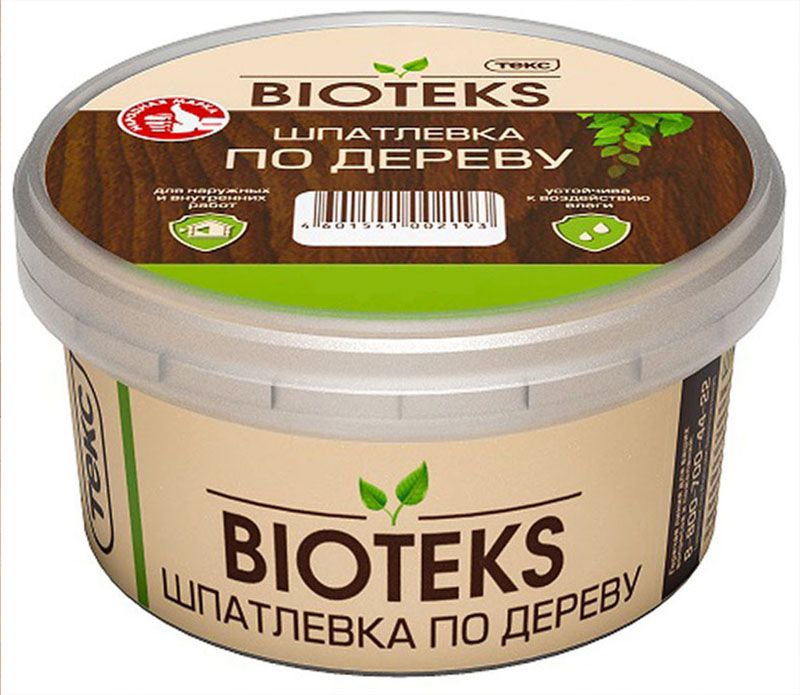 ТЕКС Bioteks шпатлевка по дереву сосна (0,25кг)