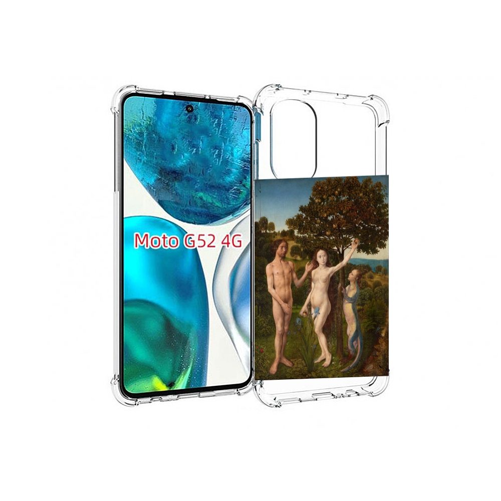 

Чехол MyPads грехопадение для Motorola Moto G82 / Moto G52, Прозрачный, Tocco